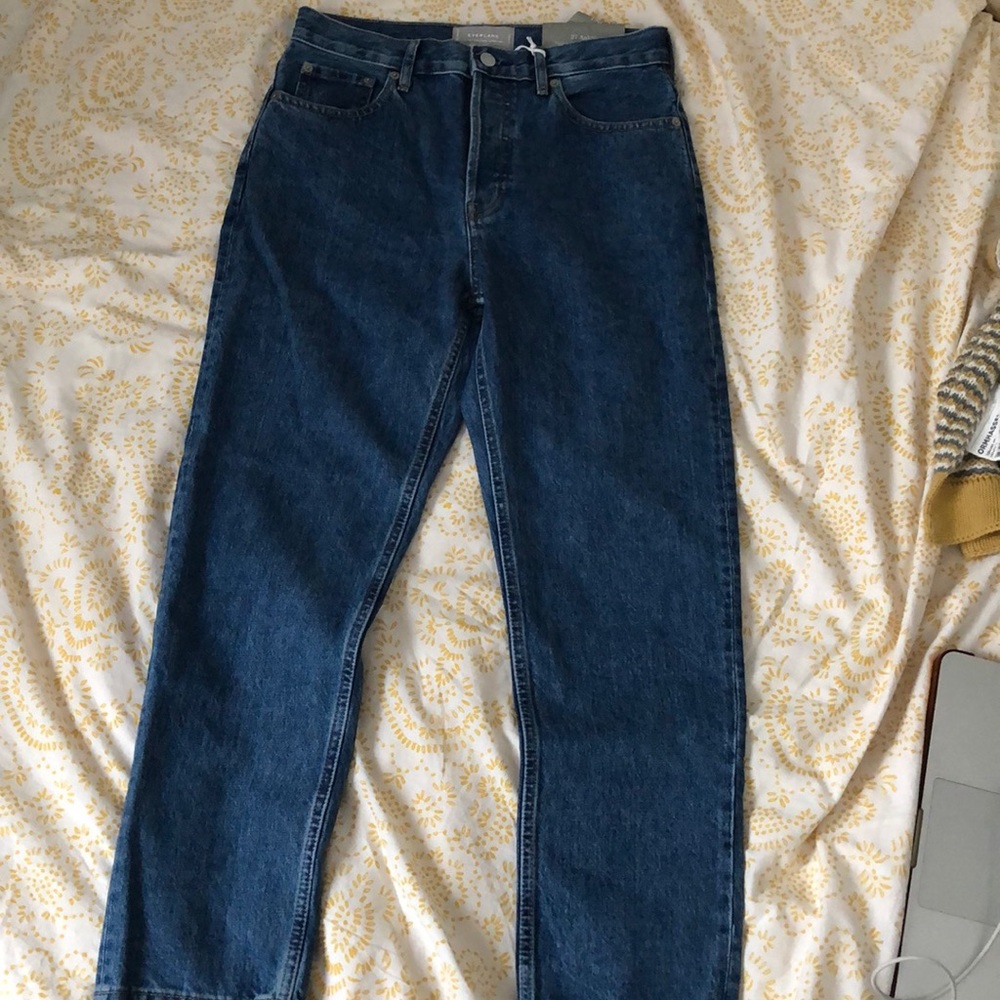 Everlane High Rise Cheeky Straight Jean